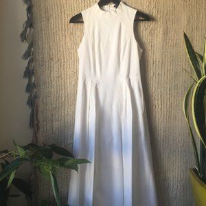A/X Poplin Tea Length Dress
